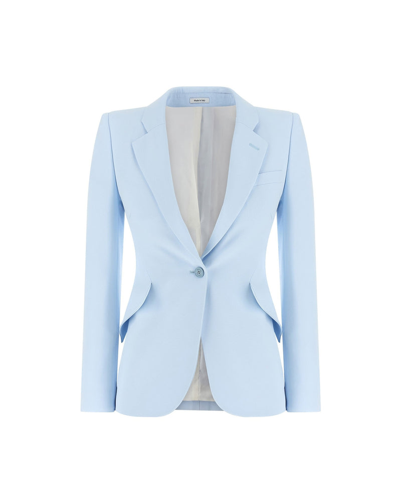 Alexander Mcqueen Single Breasted Blazer Glam Steals
