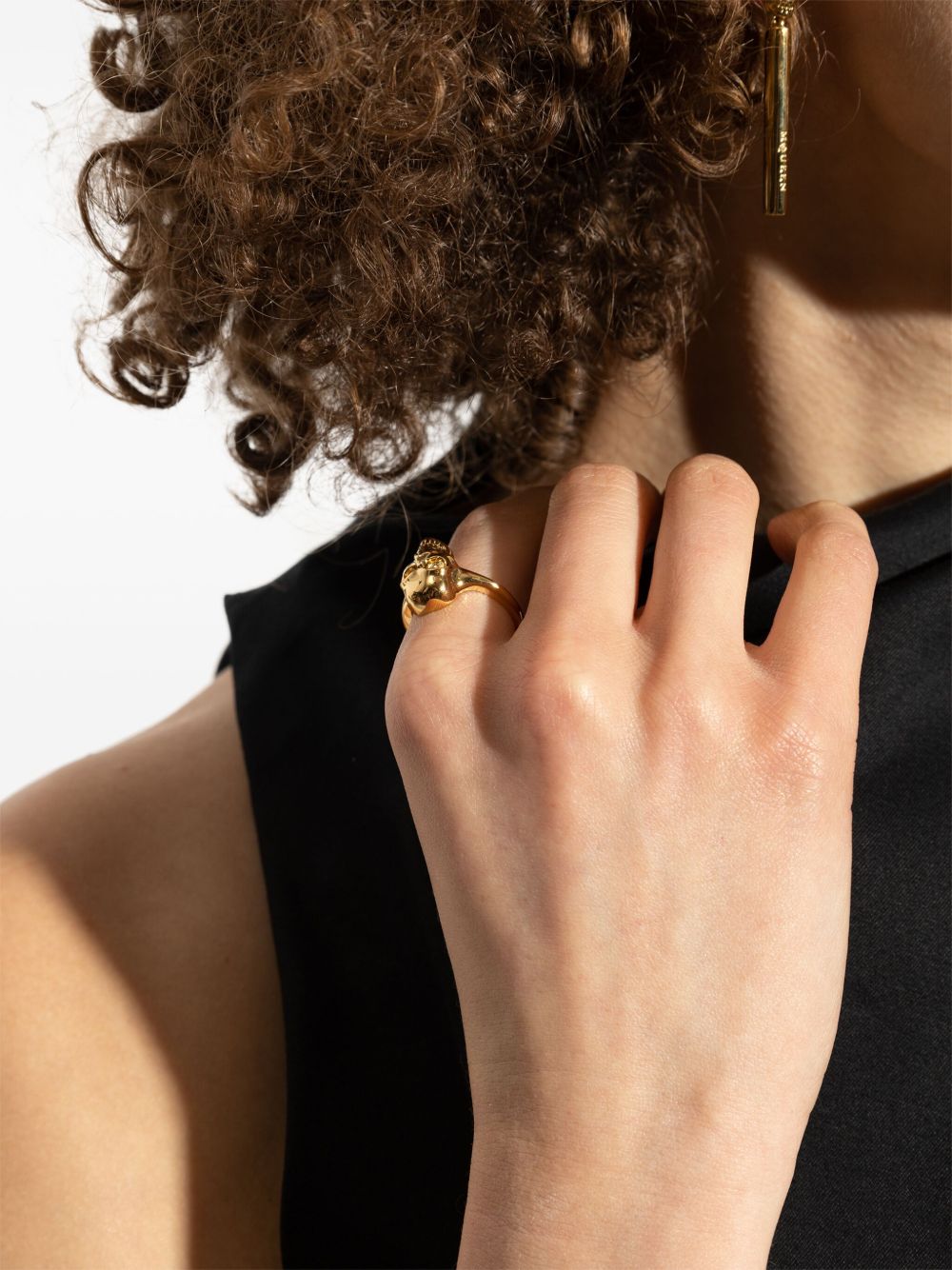 Alexander Mcqueen Skull Ring Glam Steals