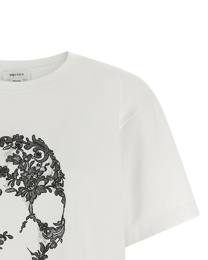Alexander Mcqueen Skull T-shirt Glam Steals