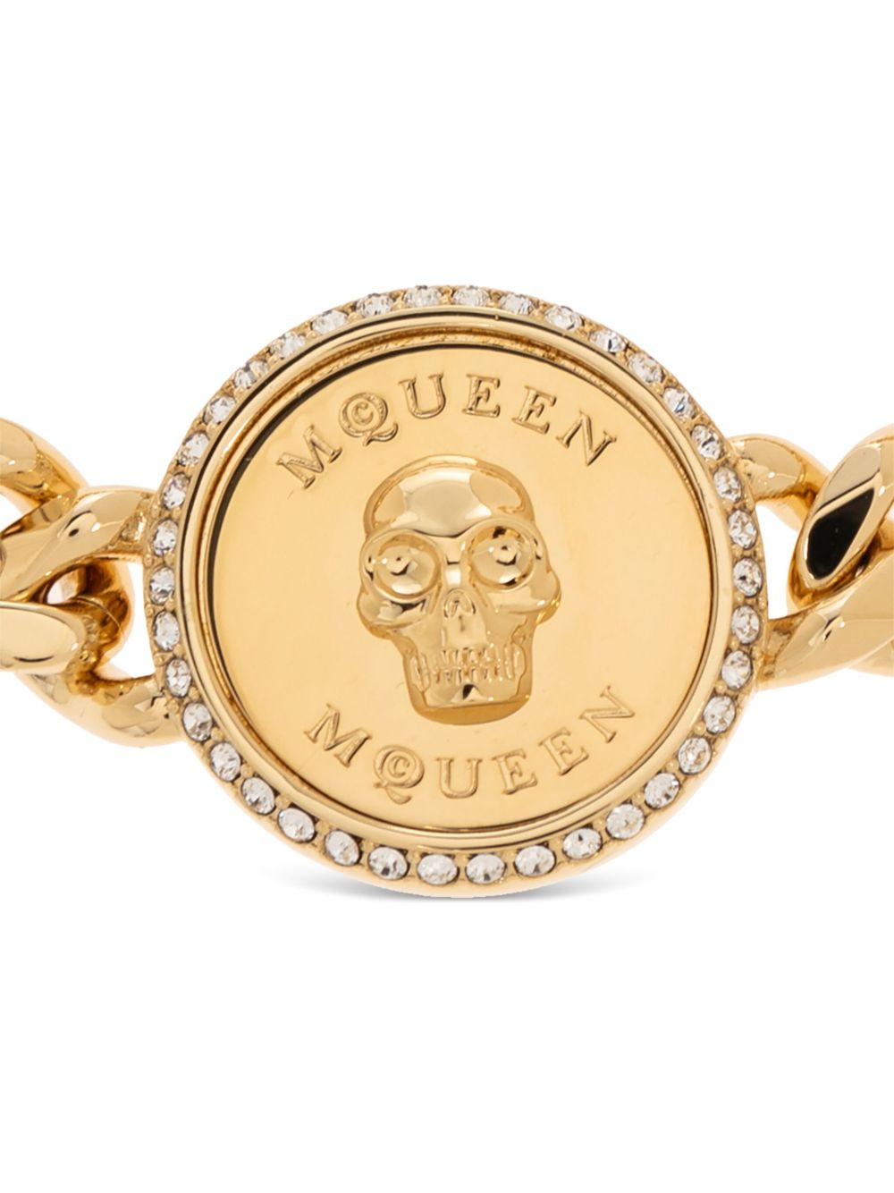 Alexander Mcqueen Sovereign Skull Bracelet Glam Steals