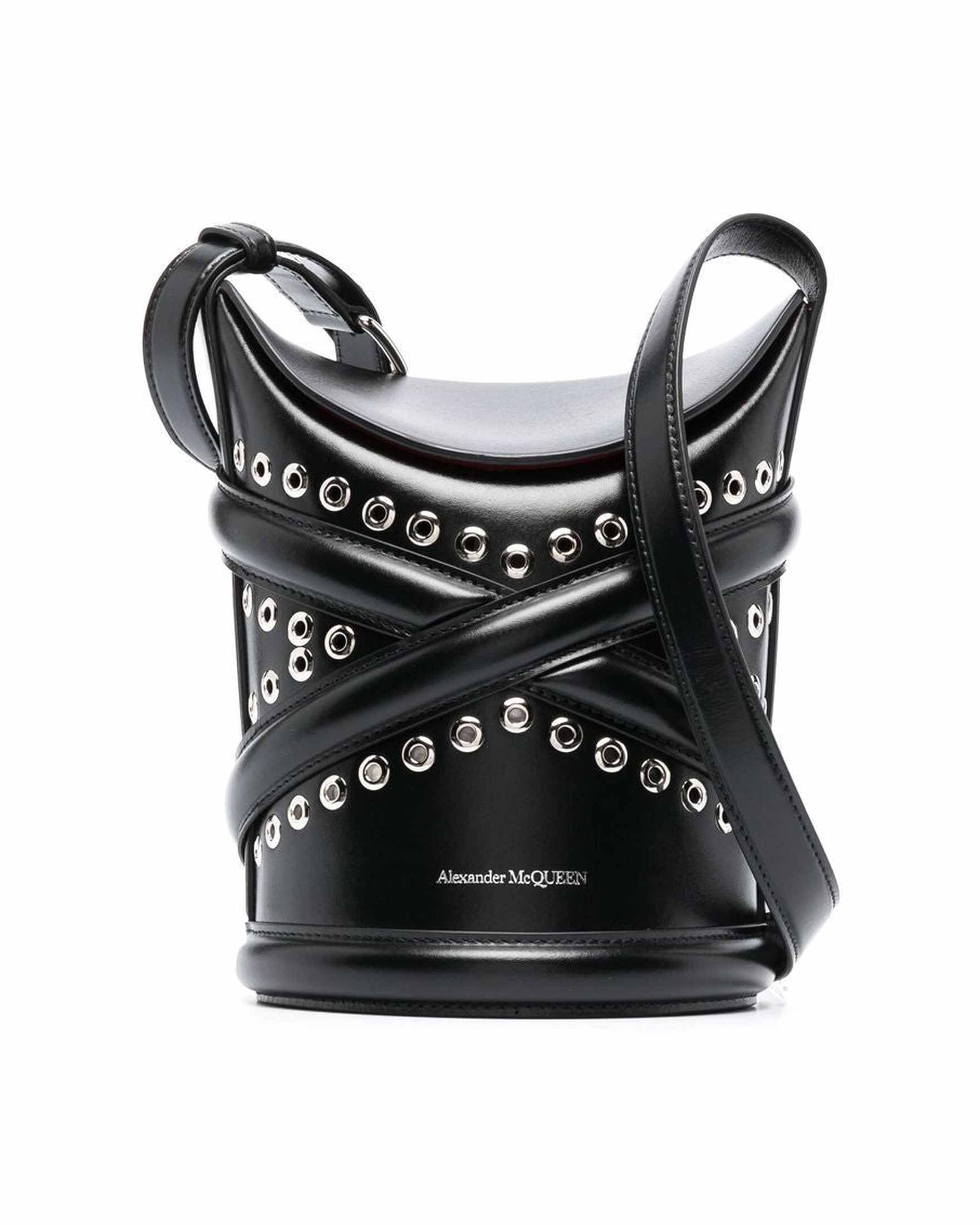 Alexander Mcqueen The Curve Studded Crossbody Bag Glam Steals