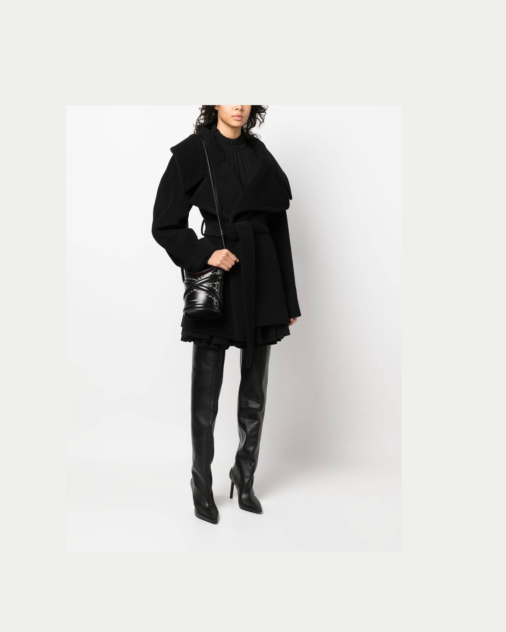 Alexander Mcqueen The Curve Studded Crossbody Bag Glam Steals