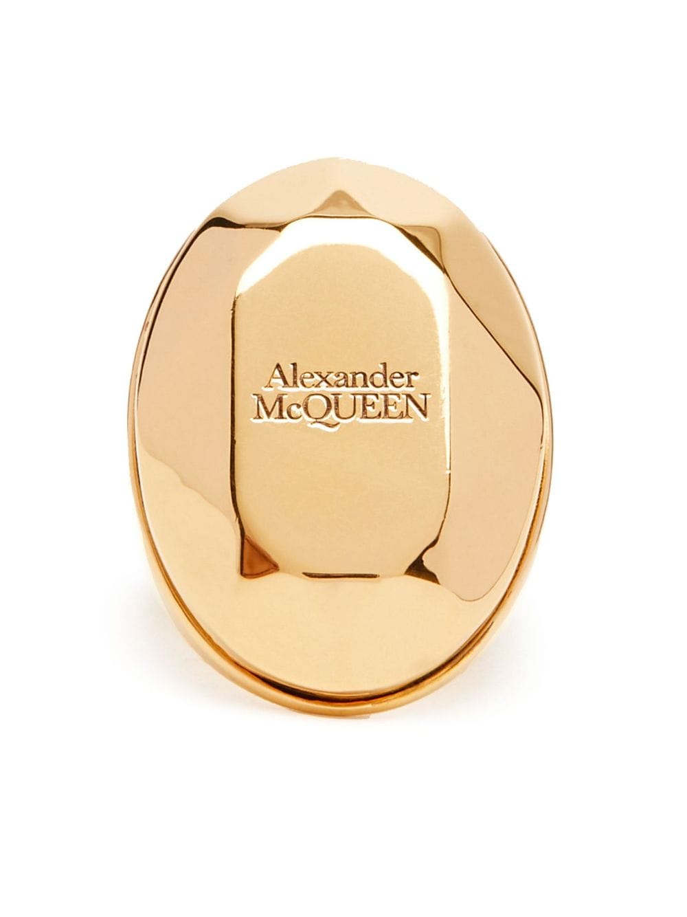 Alexander Mcqueen The Faceted Stone Ring Glam Steals