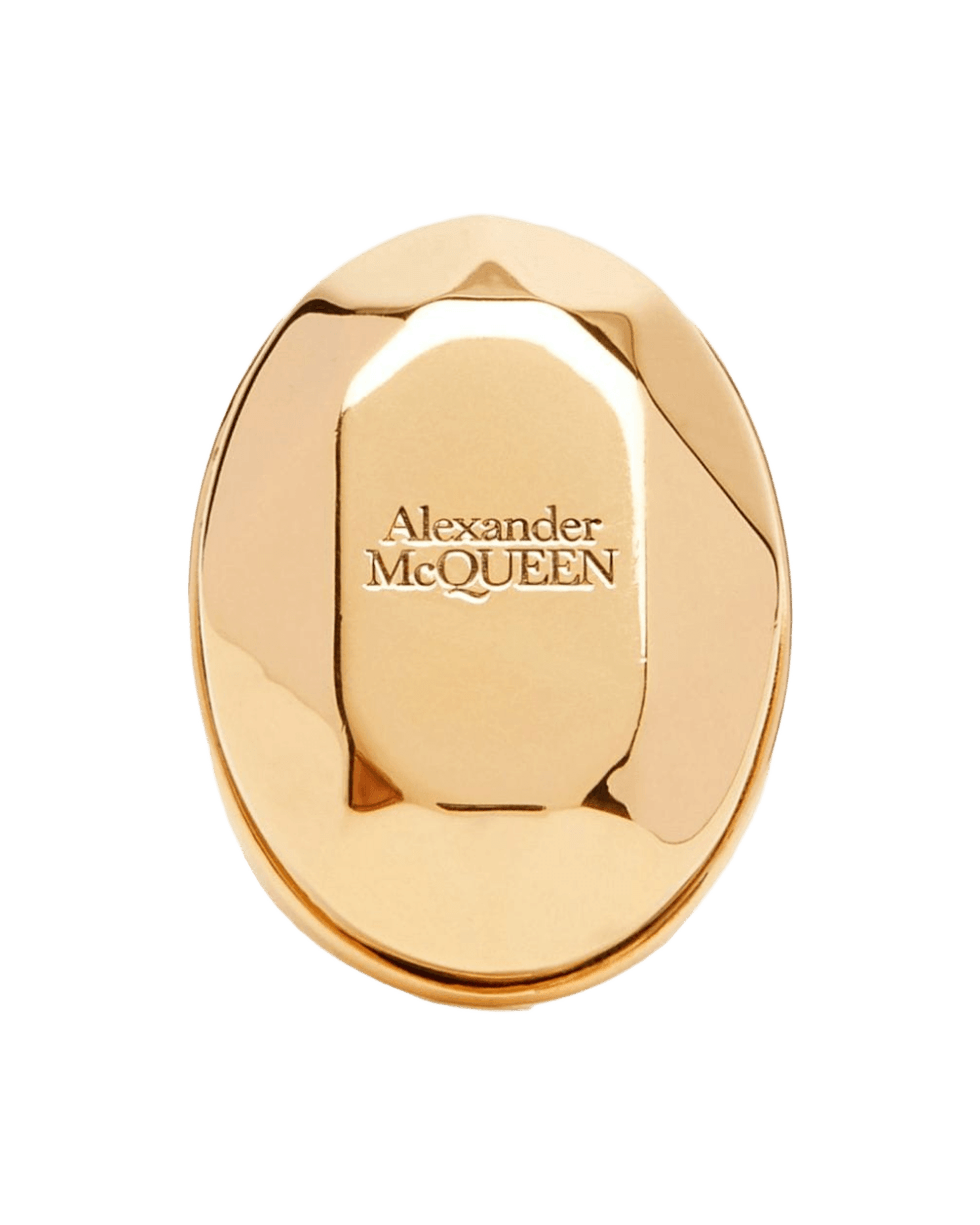 Alexander Mcqueen The Faceted Stone Ring