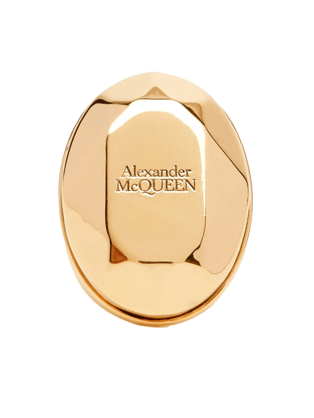 Alexander Mcqueen The Faceted Stone Ring Glam Steals