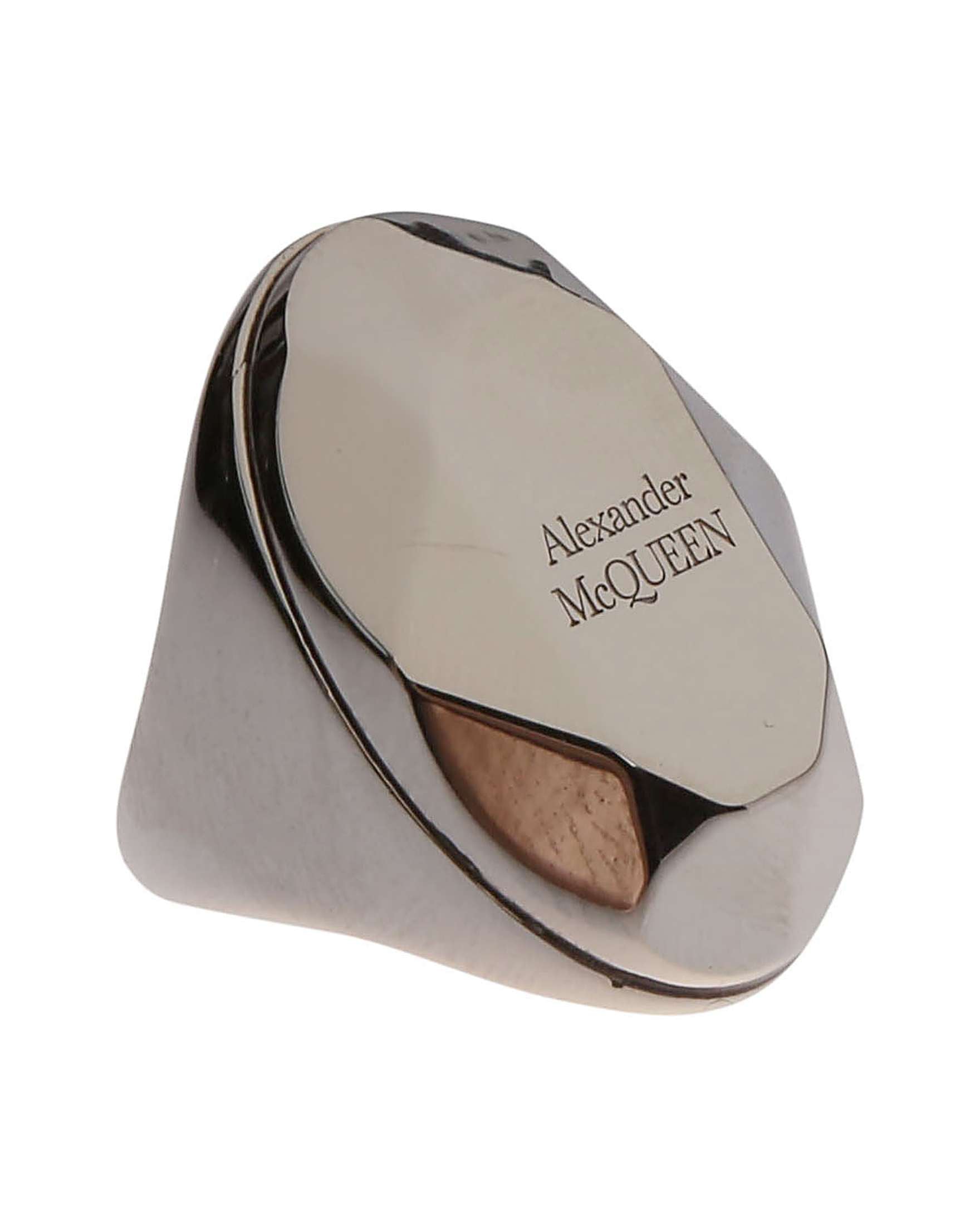 Alexander Mcqueen The Faceted Stone Ring Glam Steals