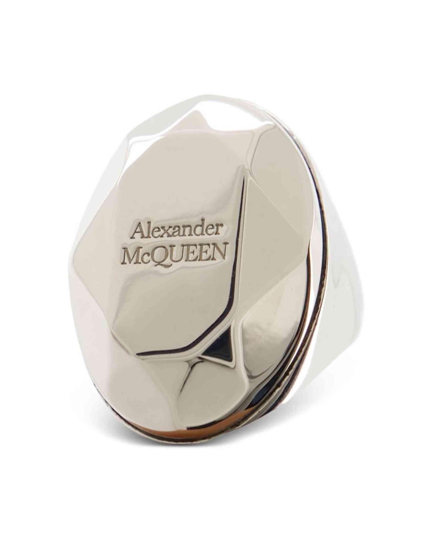Alexander Mcqueen The Faceted Stone Ring Glam Steals