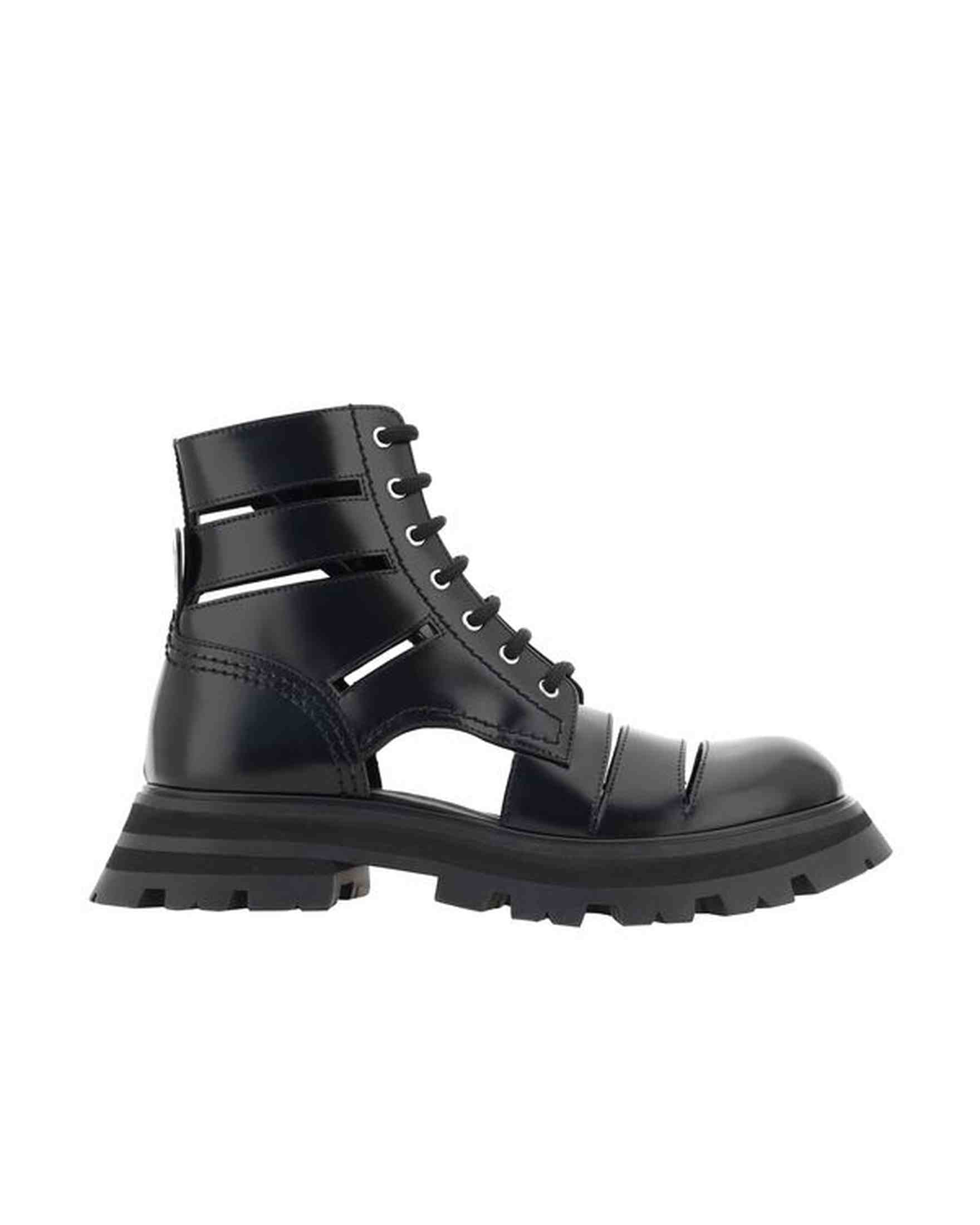 Alexander Mcqueen Wander Combat Boots Glam Steals