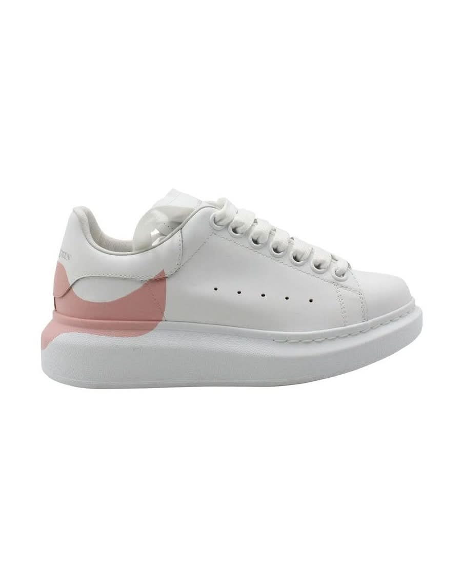 Alexander Mcqueen White Calfskin Chunky Sneakers 