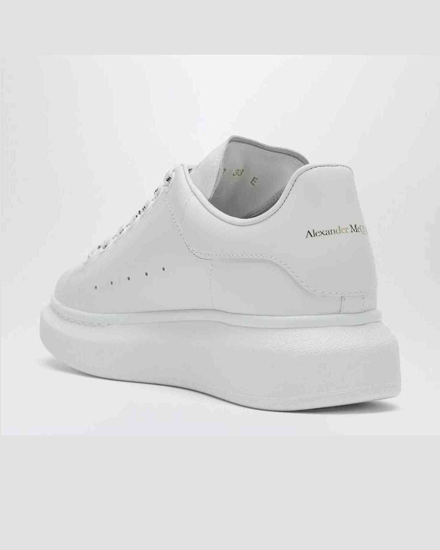 Alexander Mcqueen White Oversize Sneakers Glam Steals