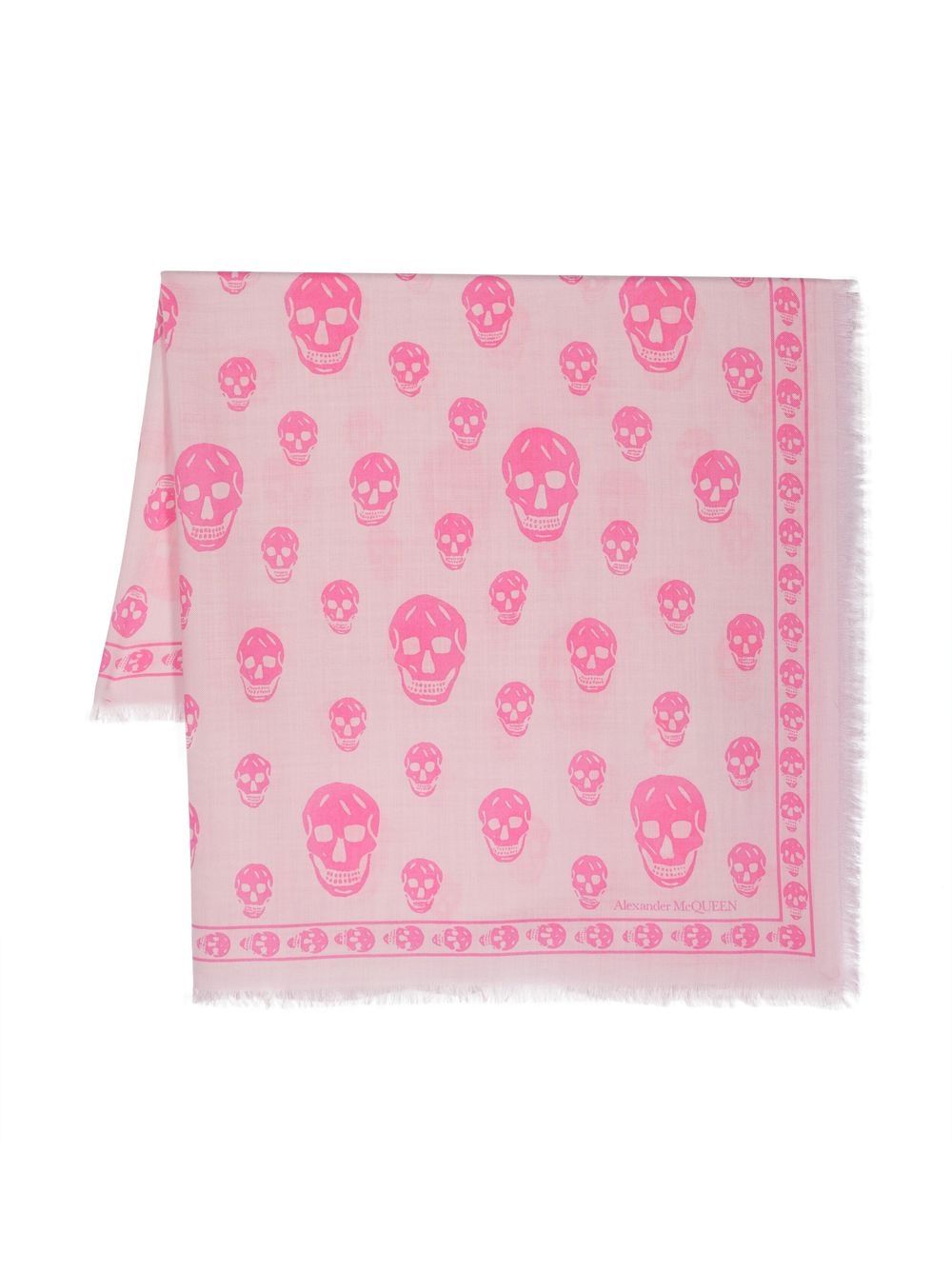 Alexander Mcqueen Wool Skull Scarf Glam Steals