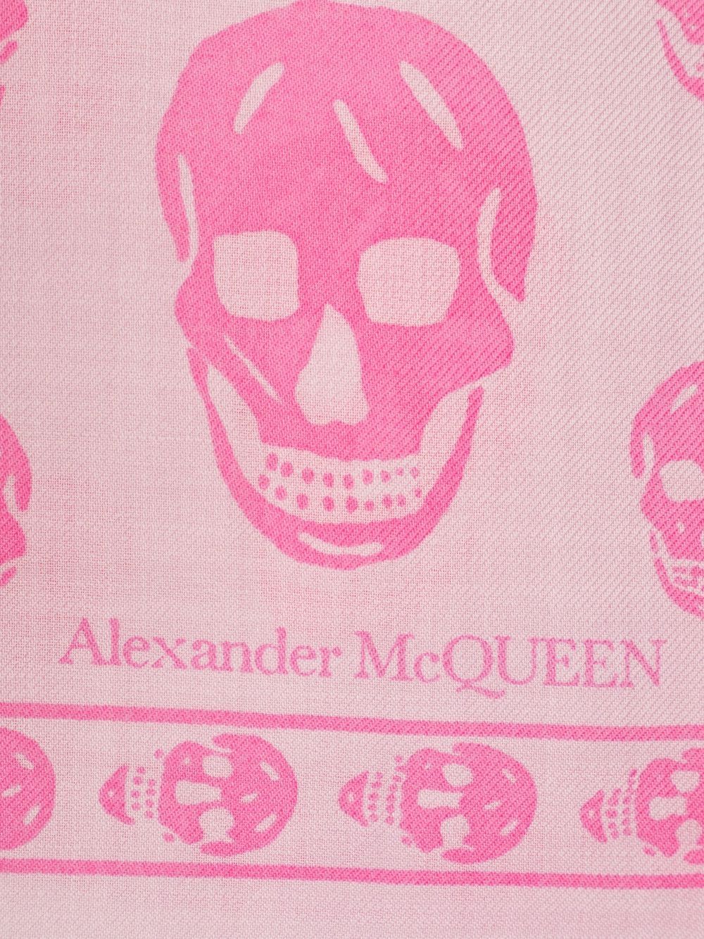 Alexander Mcqueen Wool Skull Scarf Glam Steals