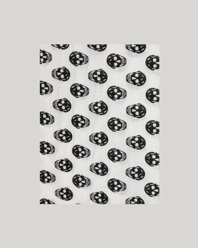 Alexander Mcqueen Wool Skull Scarf Scarves & Shawls