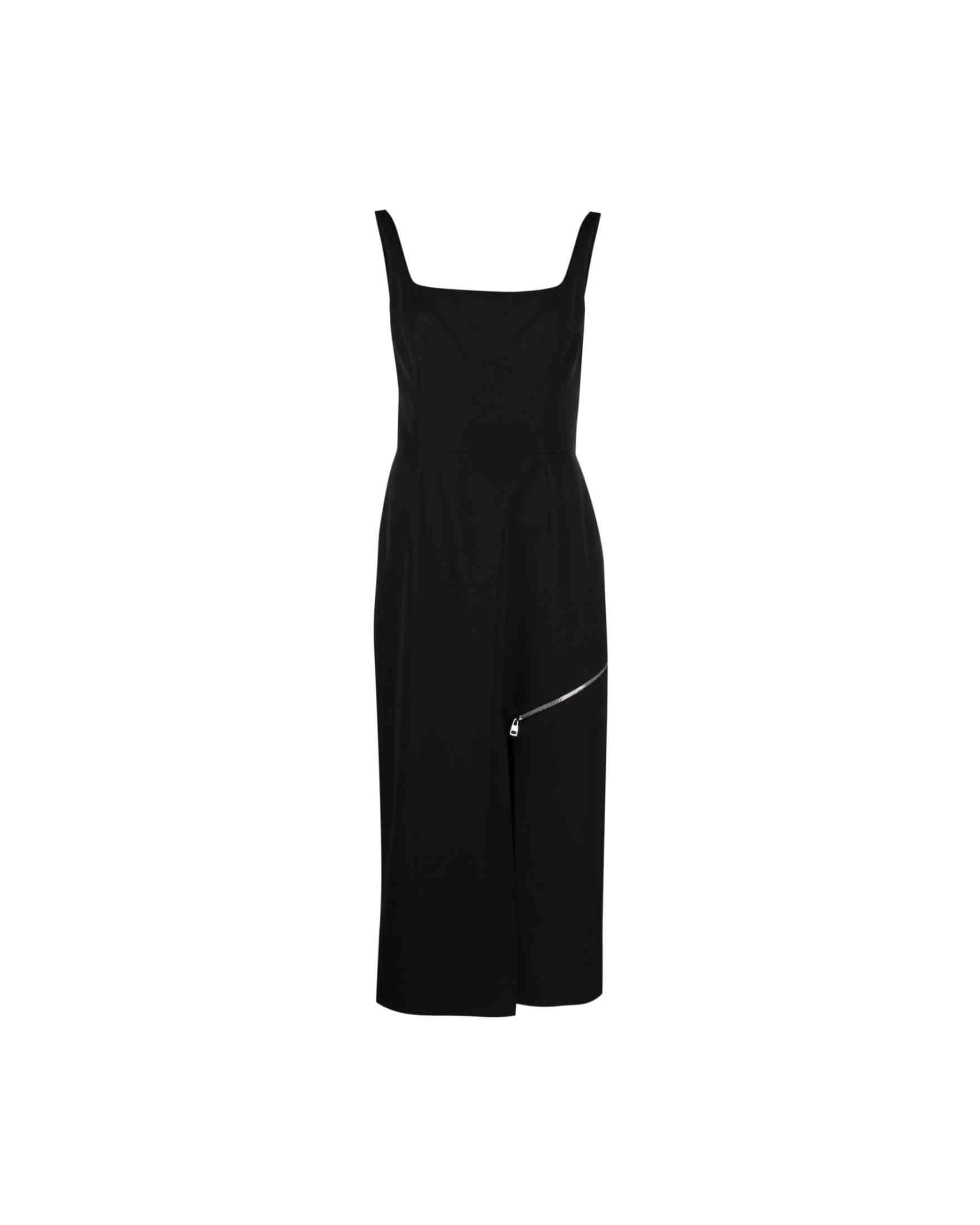 Alexander Mcqueen Zip Embellished Midi Dress Glam Steals