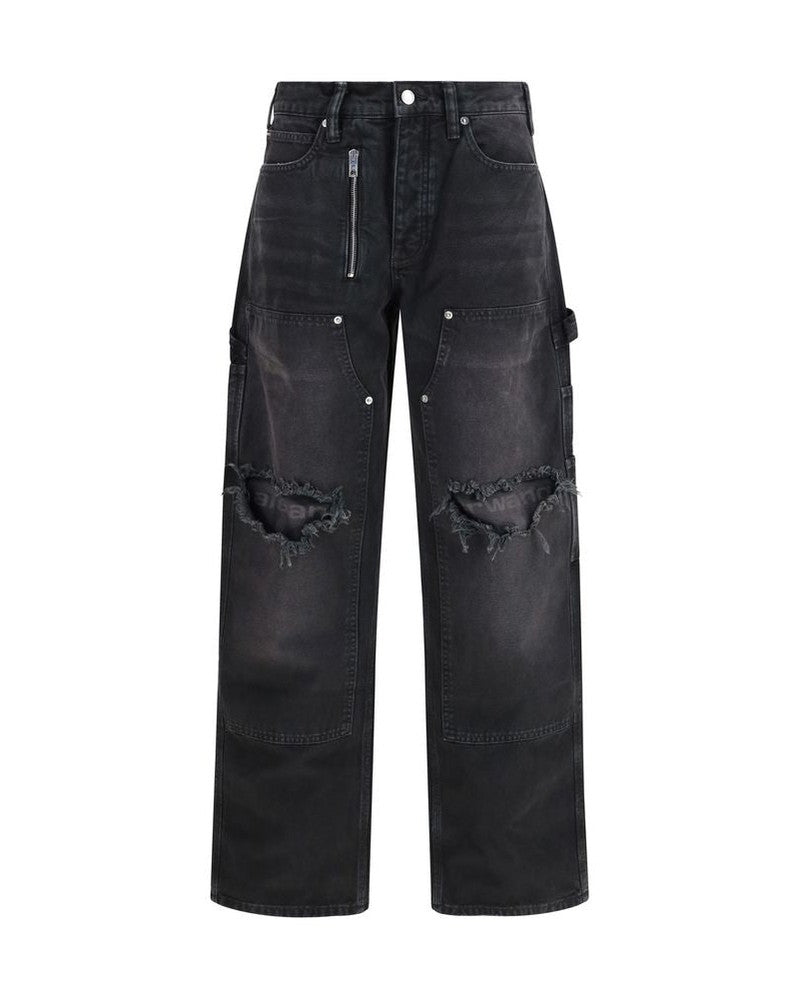 Alexander Wang Black Cotton Cargo Pant Glam Steals