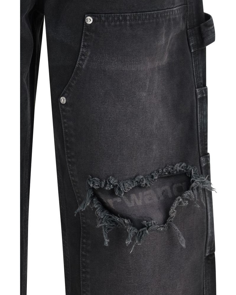 Alexander Wang Black Cotton Cargo Pant Glam Steals
