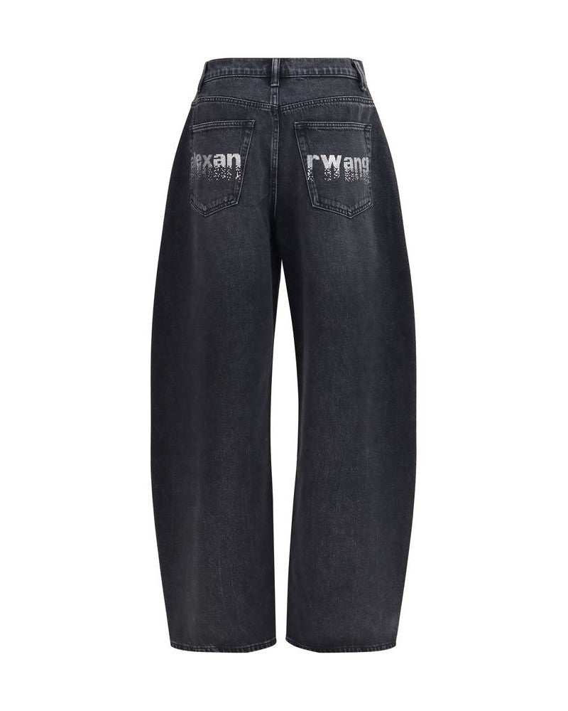 Alexander Wang Black Cotton Jeans Denim Glam Steals
