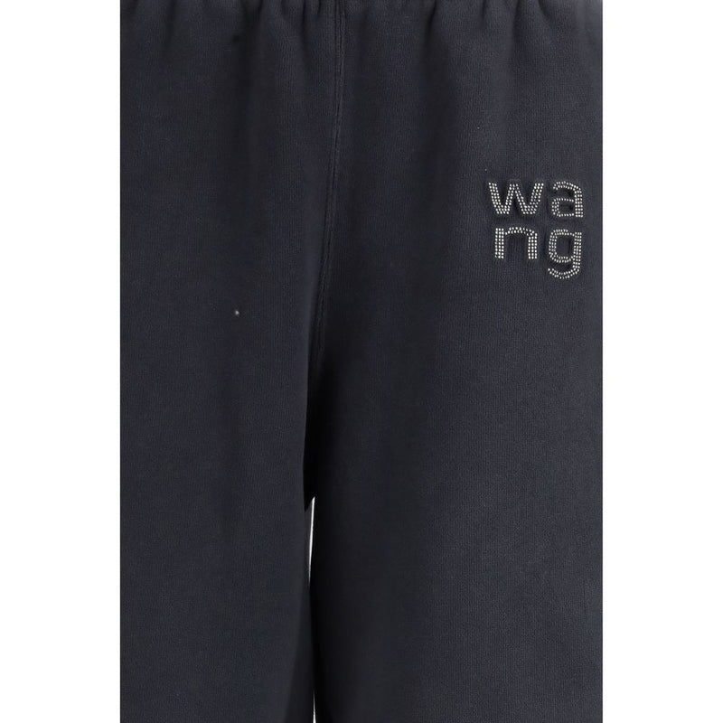 Alexander Wang Black Cotton Joggers Glam Steals