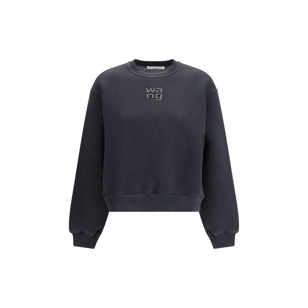 Alexander Wang Black Cotton Sweatshirt