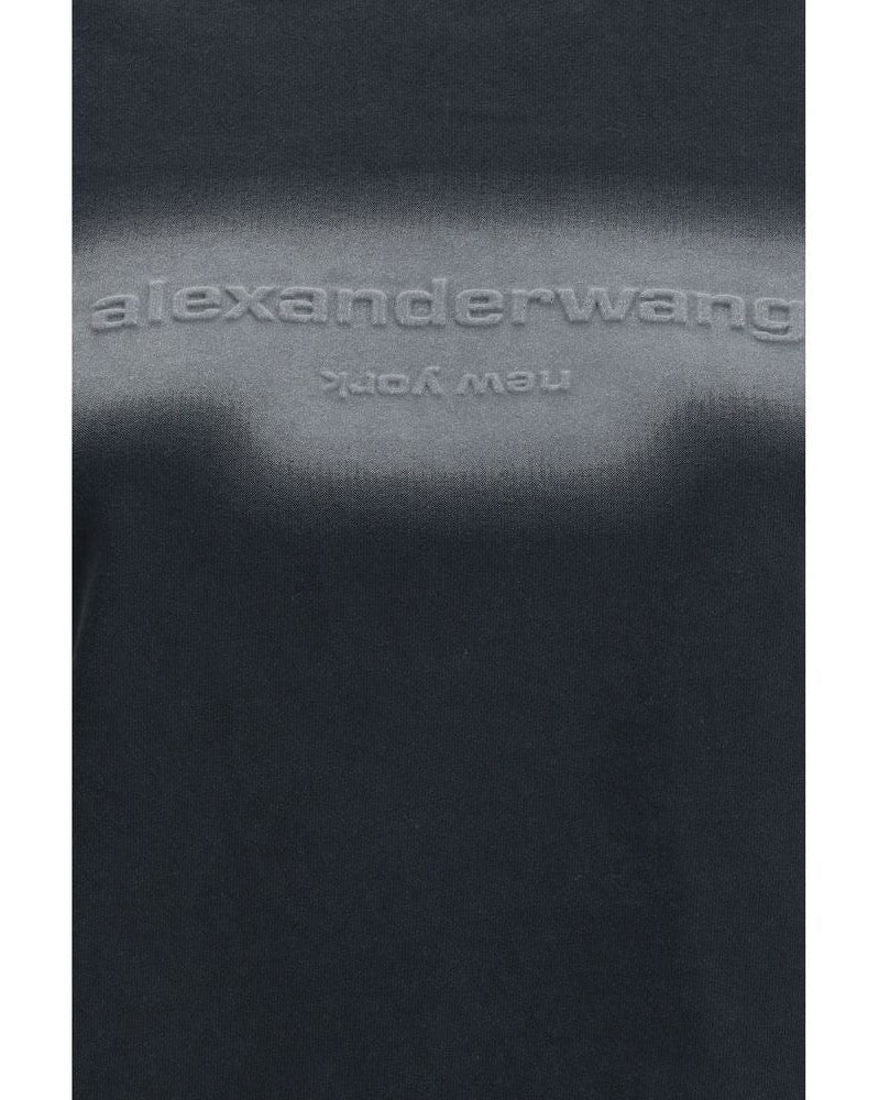 Alexander Wang Black Cotton T-shirt Glam Steals