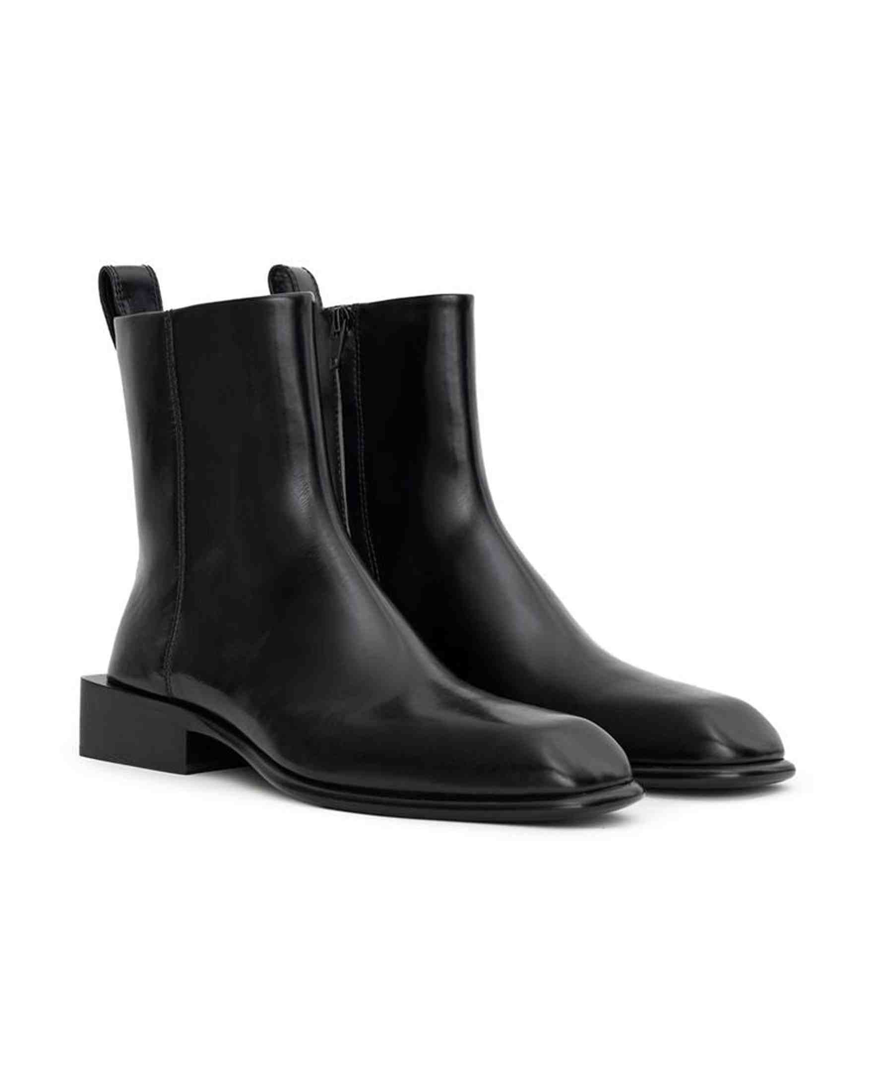 Alexander Wang Black Leather Boots Glam Steals