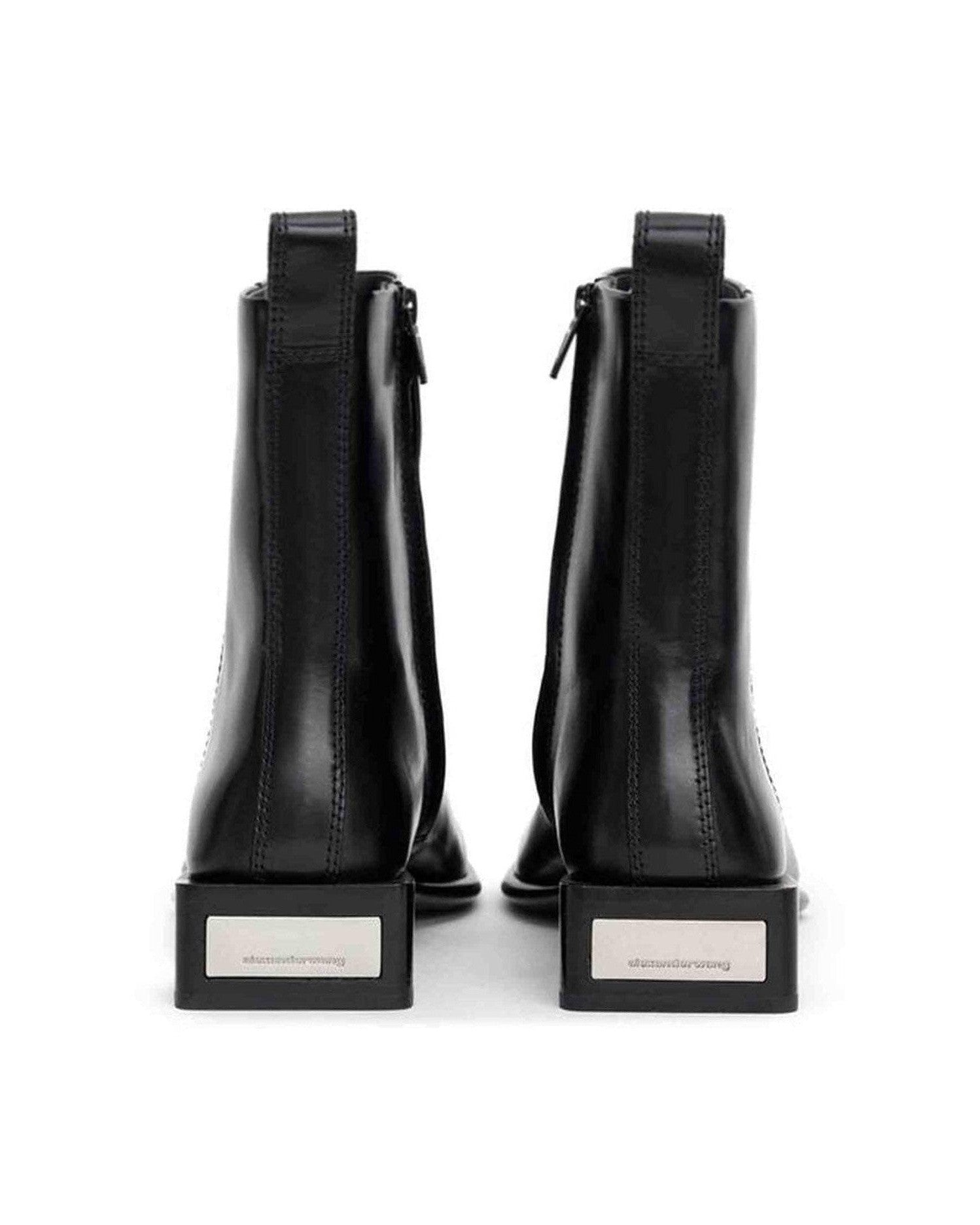 Alexander Wang Black Leather Boots Glam Steals
