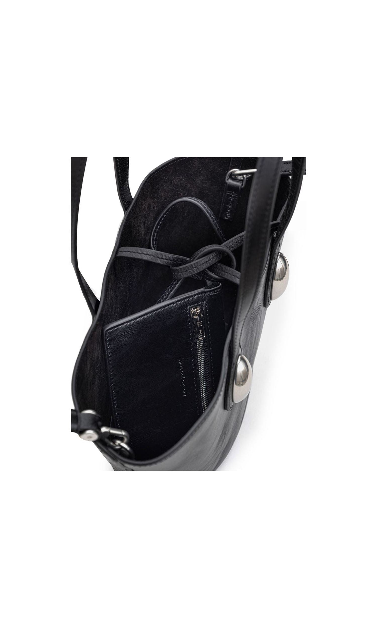Alexander Wang Black Leather Shoulder Bag Glam Steals
