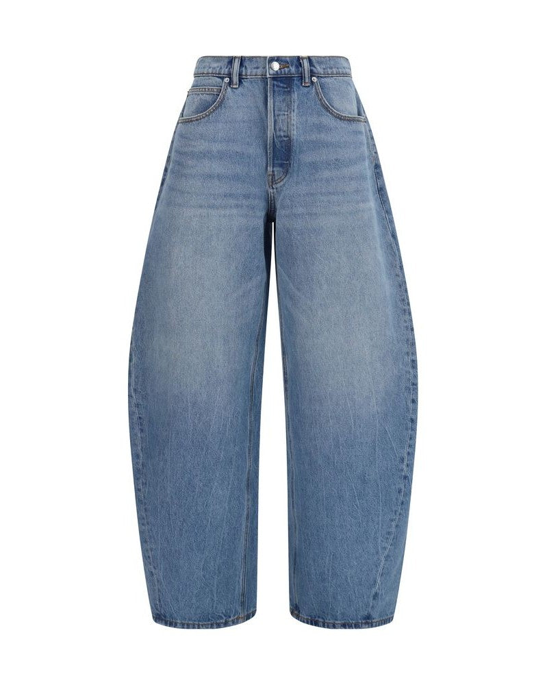 Alexander Wang Blue Cotton Jeans Denim Glam Steals