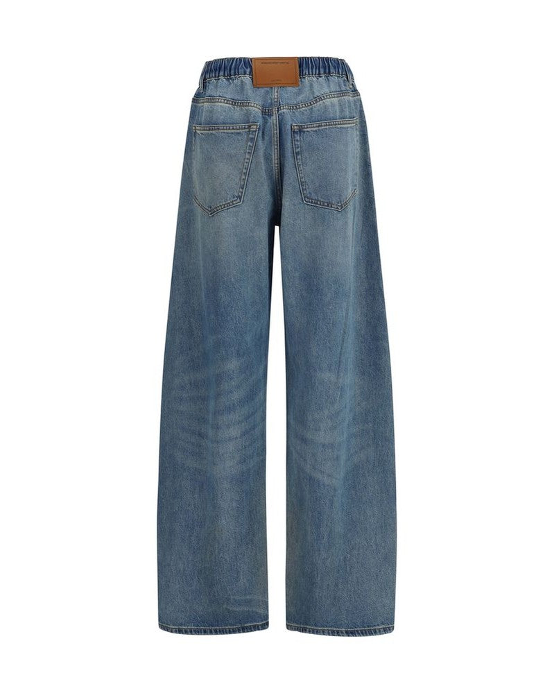 Alexander Wang Blue Cotton Jeans Denim Glam Steals