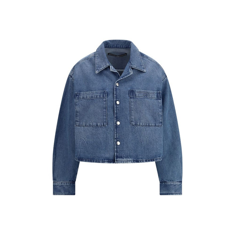 Alexander Wang Blue Denim Shirt Glam Steals