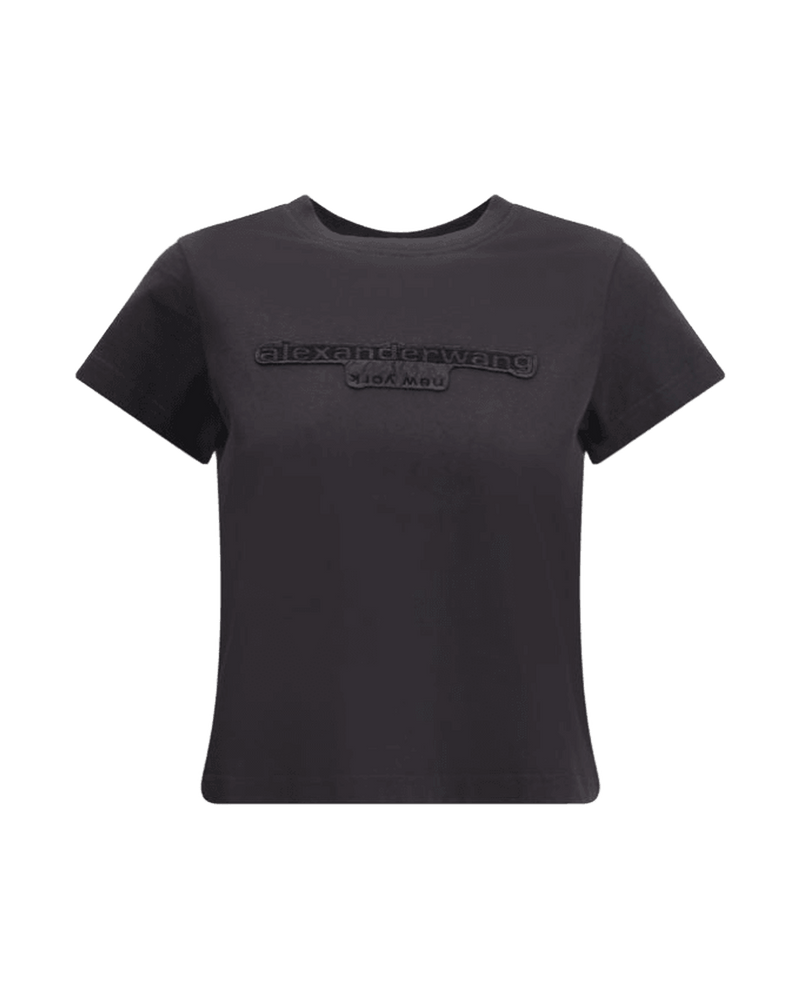 Alexander Wang Cotton T-Shirt With Logo Glam Steals