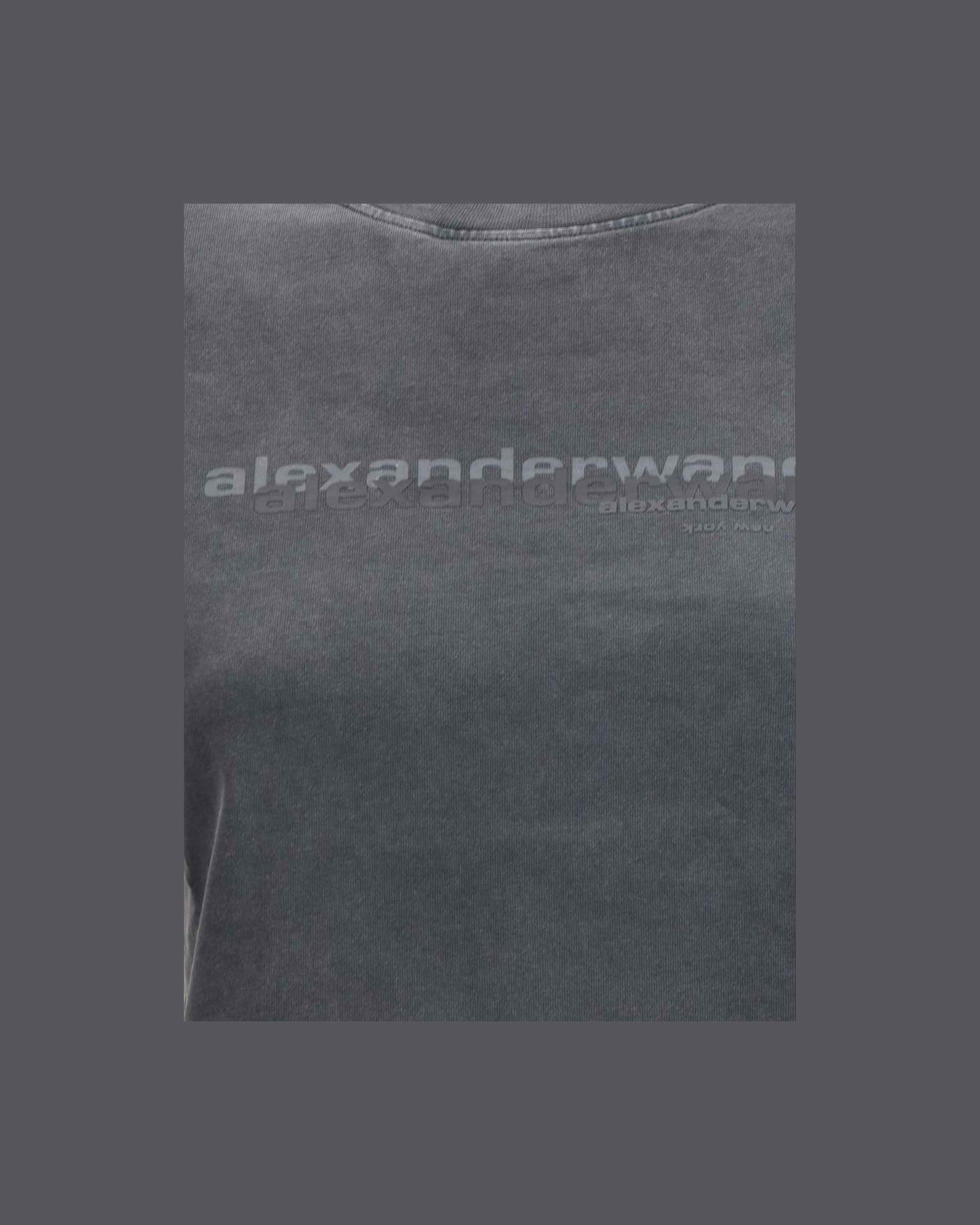 Alexander Wang Cropped T-Shirt Glam Steals