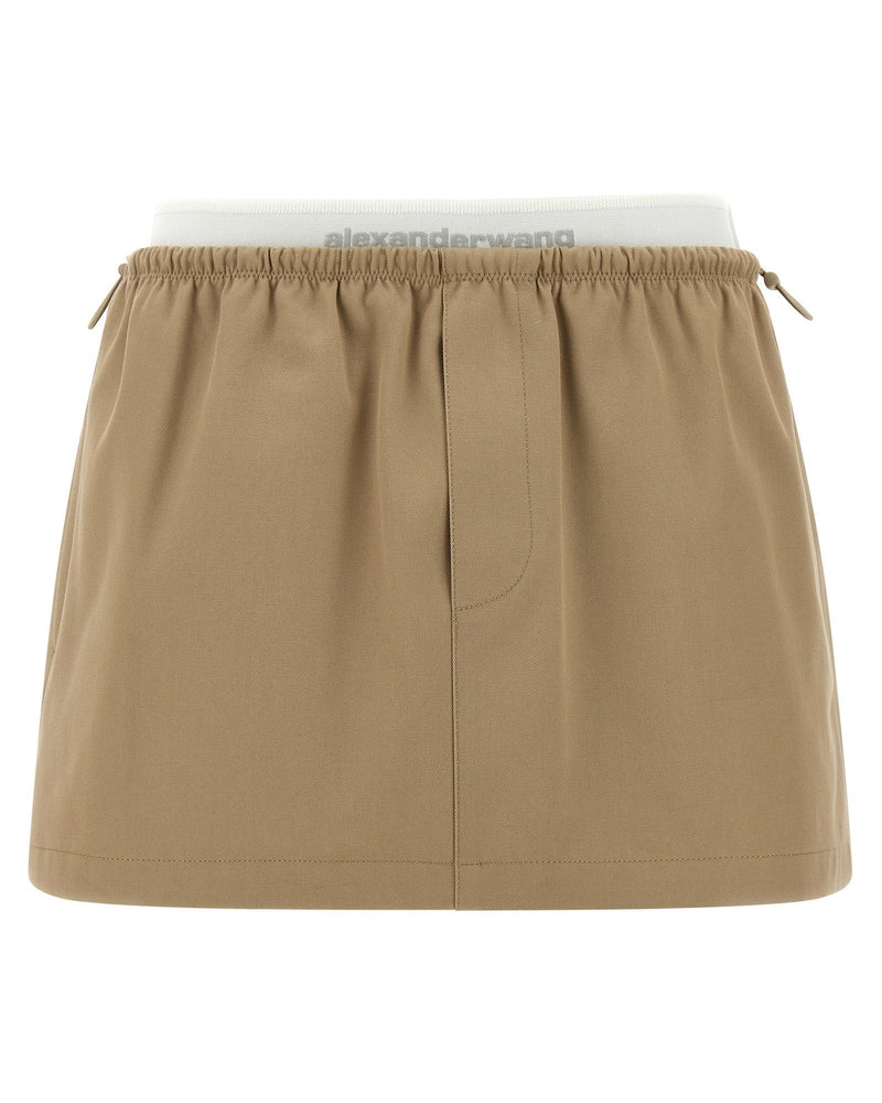 Alexander Wang Double Layer Waist Skirt Glam Steals