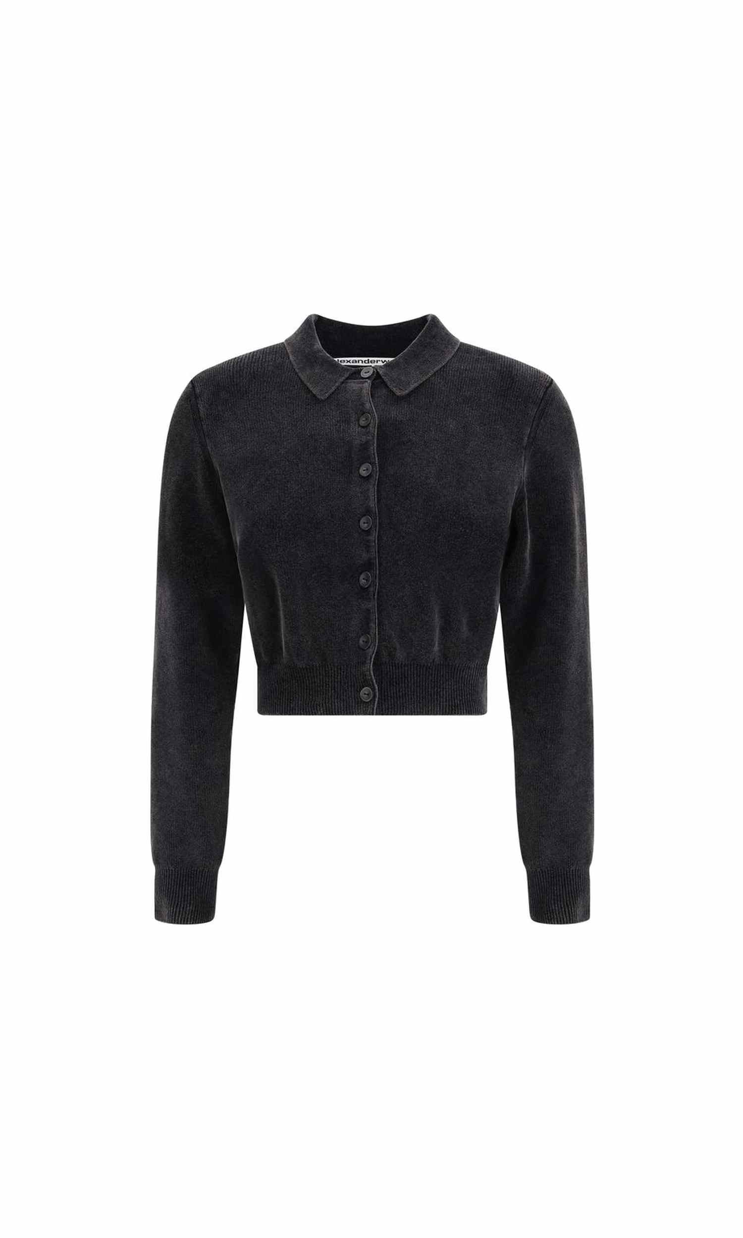 Alexander Wang Polo Cardigan Crop