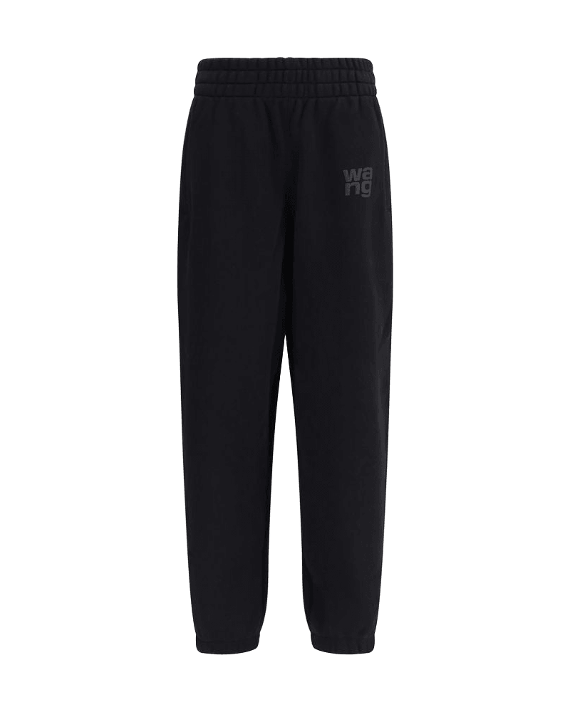 Alexander Wang Puff-Print Logo Sweatpants Glam Steals
