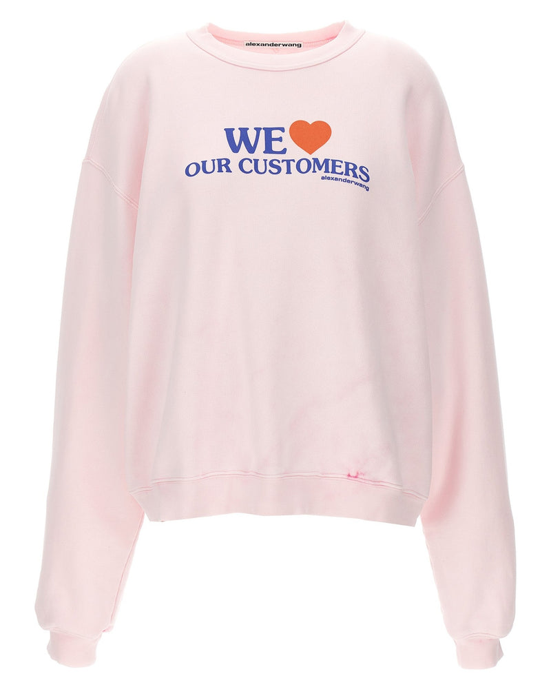Alexander Wang We Love Our Customers Sweatshirt Glam Steals