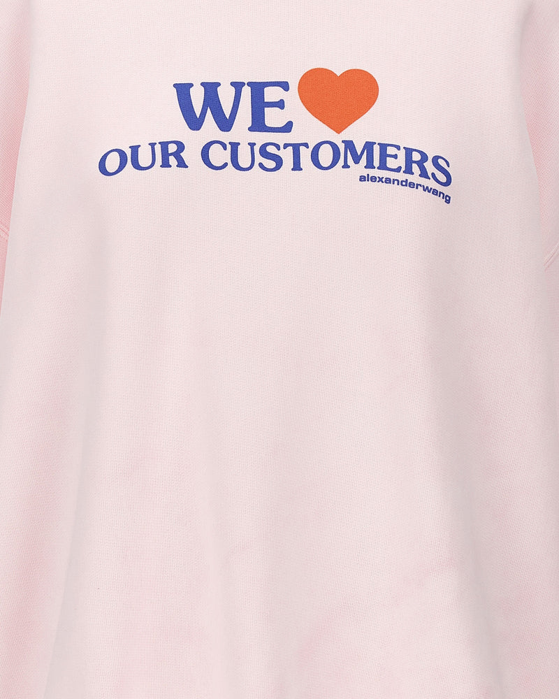 Alexander Wang We Love Our Customers Sweatshirt Glam Steals