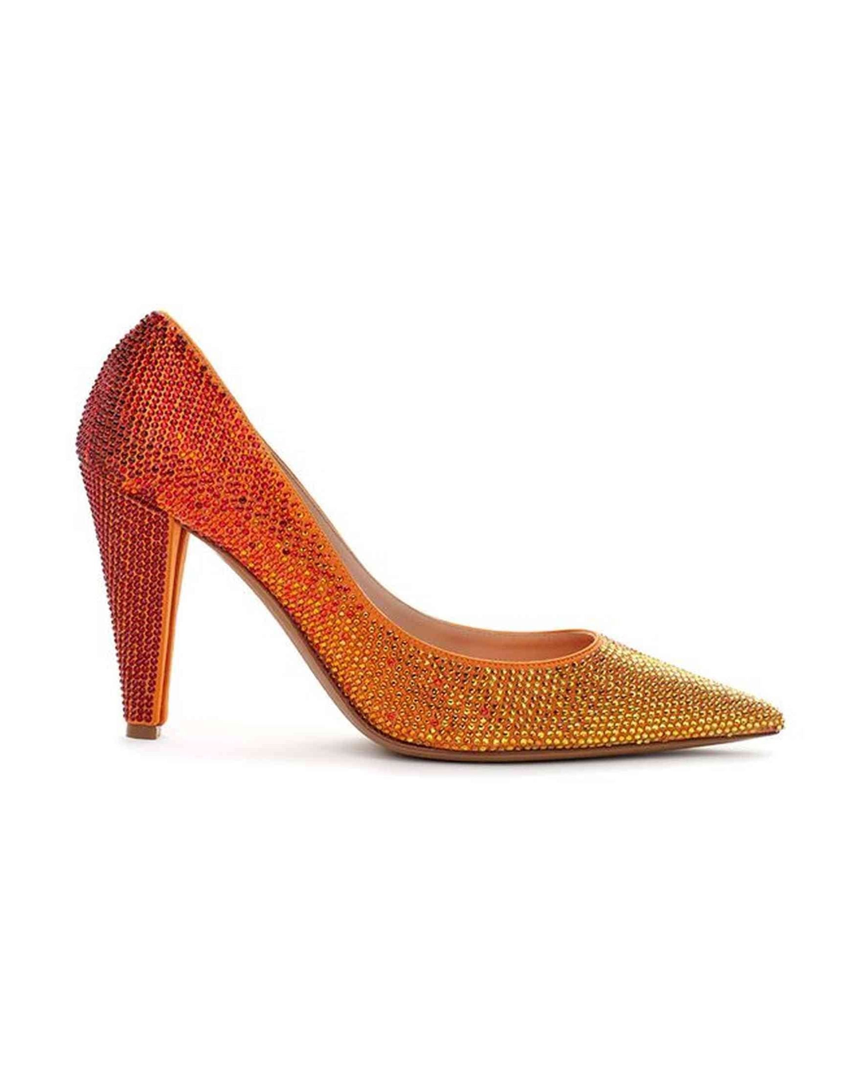 Alexandre Vauthier Leather Bicolor And Satin Pump Glam Steals