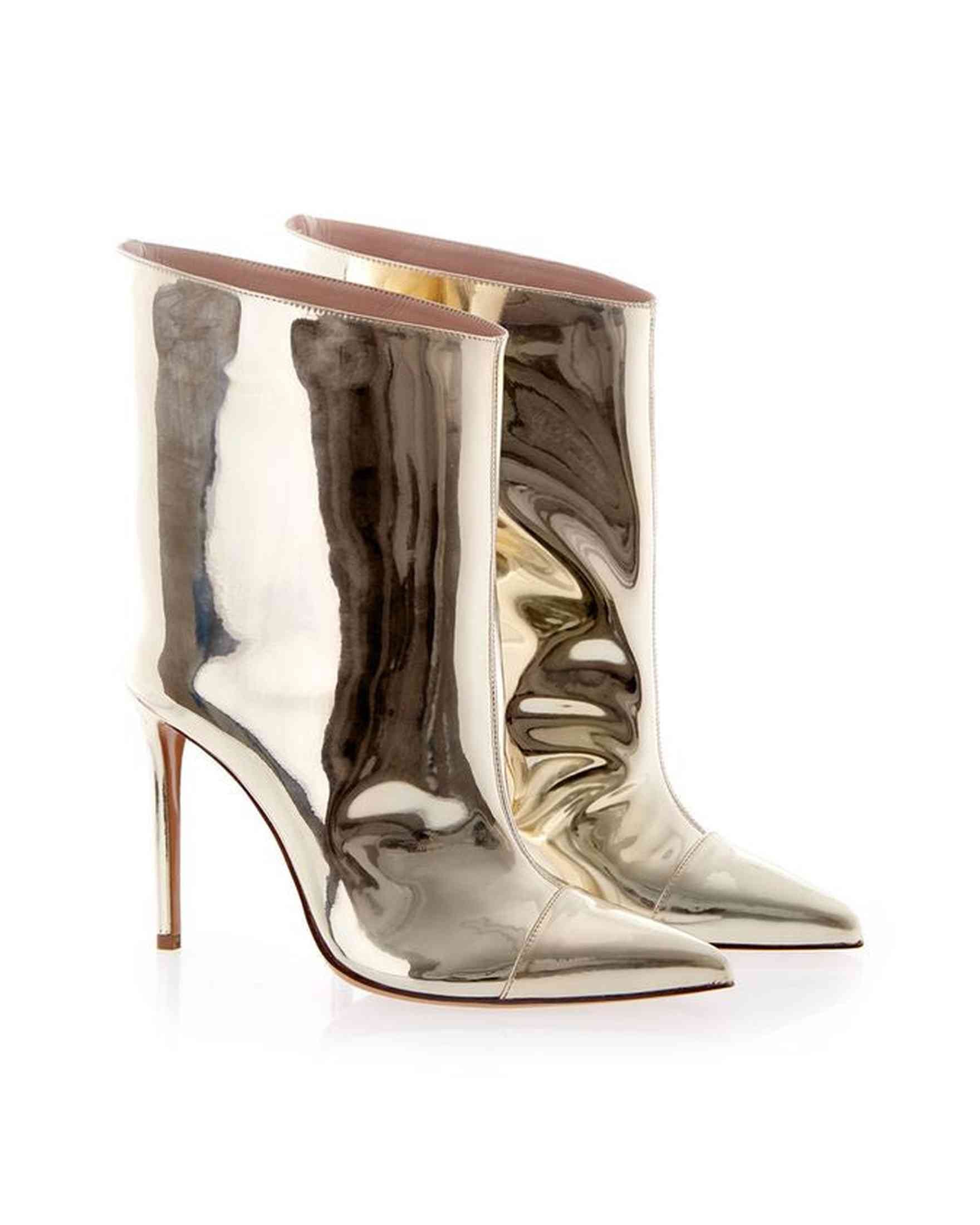 Alexandre Vauthier Leather Patent Multicolor Boot Glam Steals