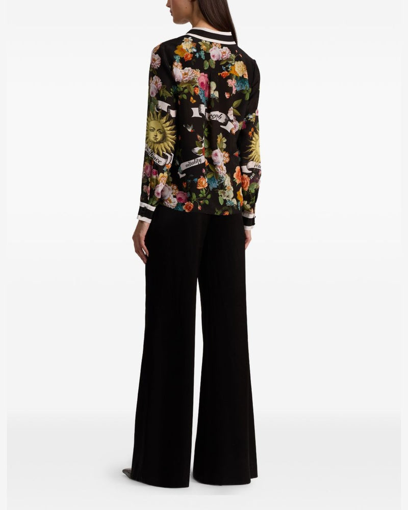 Alice + Olivia Black Shirt Shirts