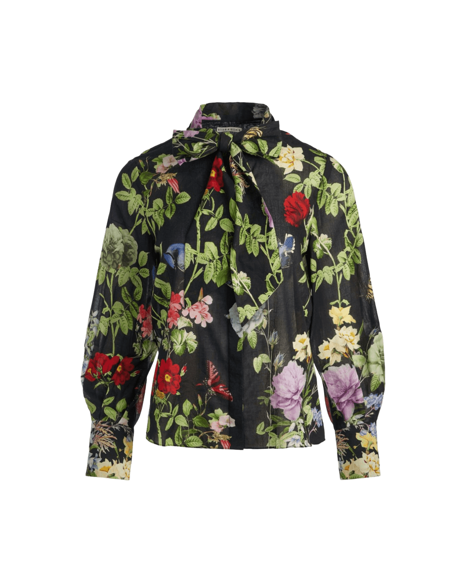 Alice + Olivia Black Shirt Glam Steals
