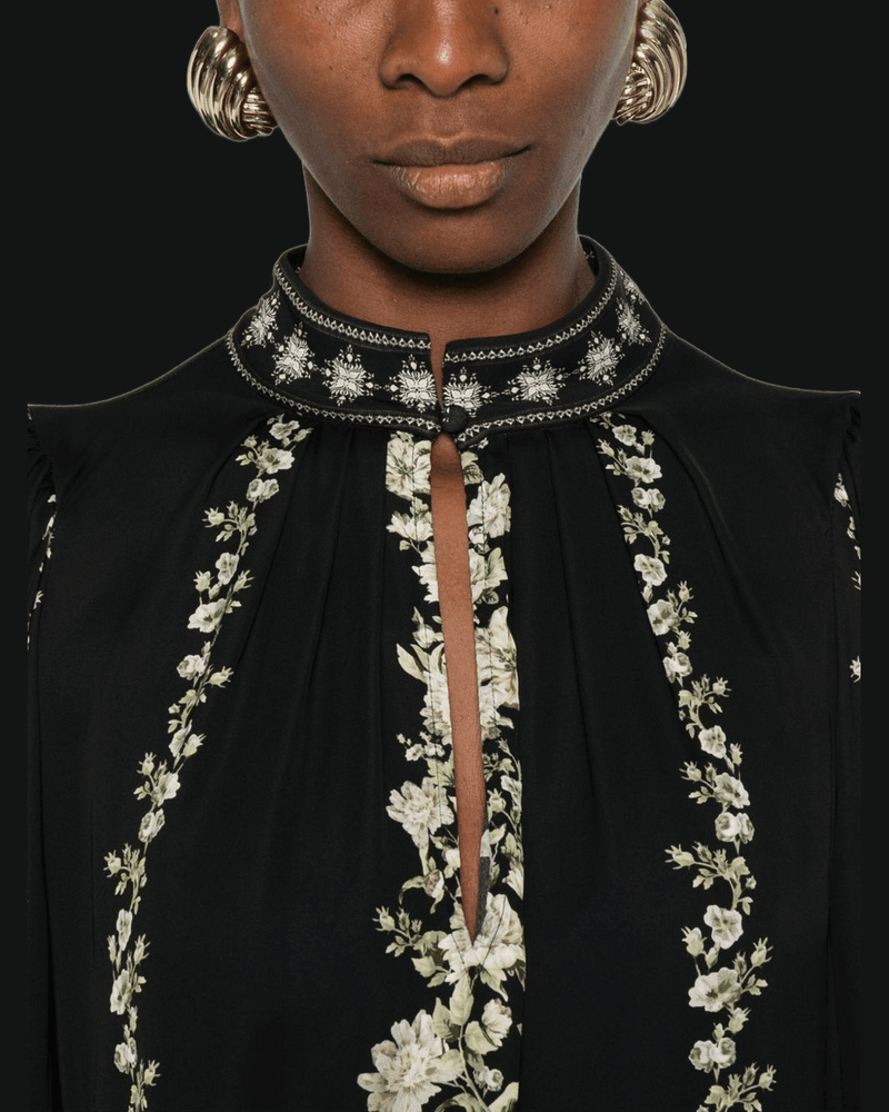 Alice + Olivia Black Shirt Glam Steals