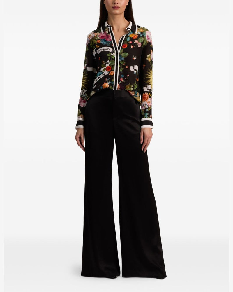 Alice + Olivia Black Shirt Shirts