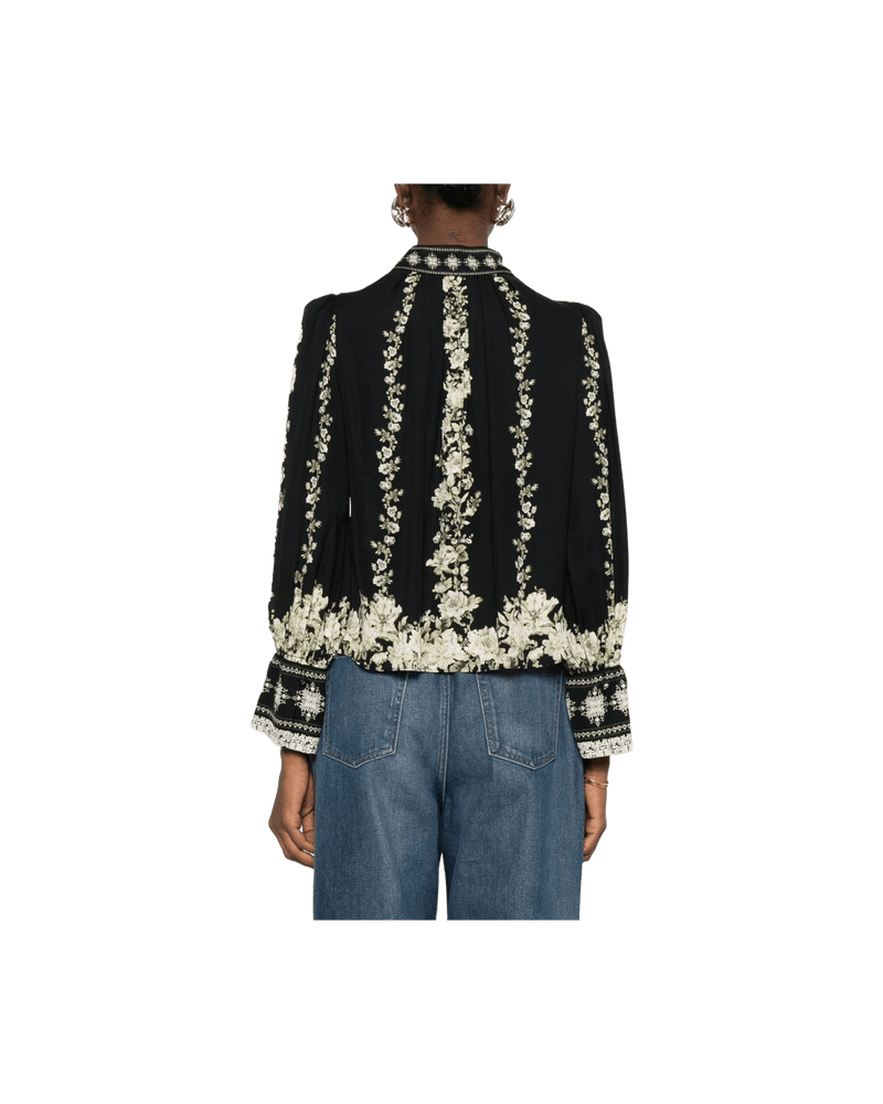 Alice + Olivia Black Shirt Glam Steals