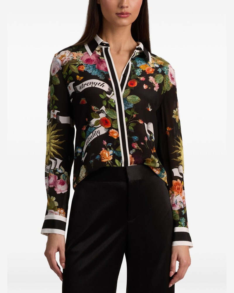 Alice + Olivia Black Shirt Shirts