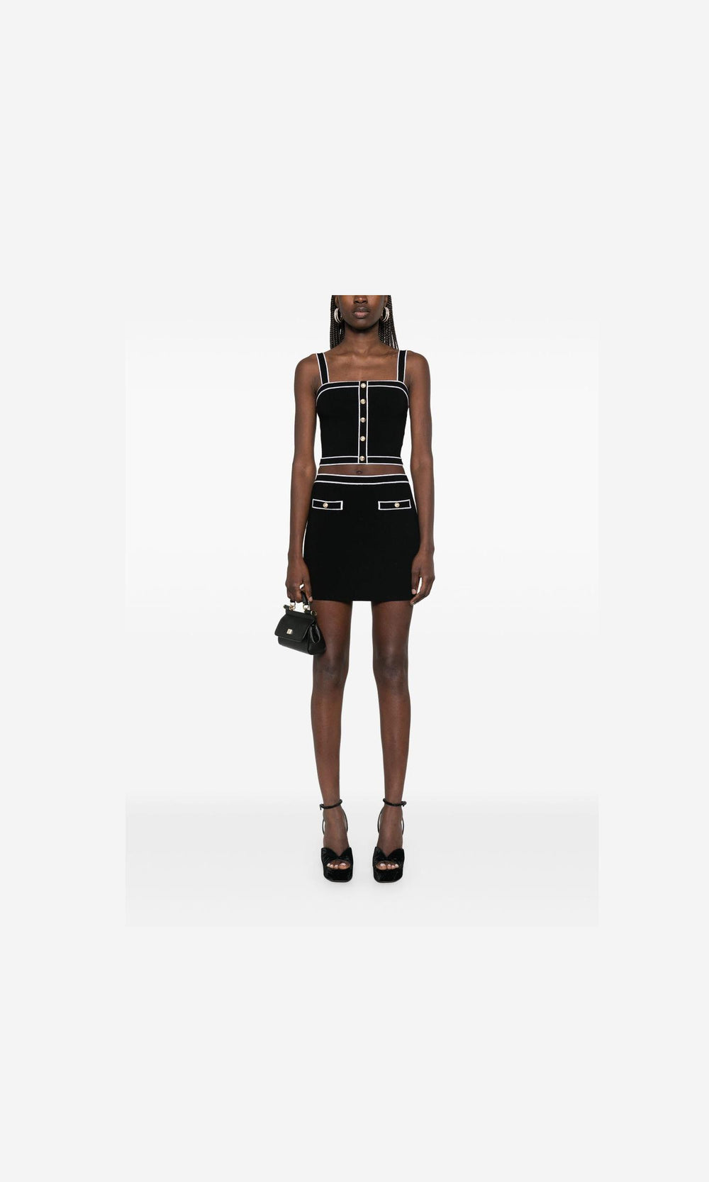 Alice + Olivia Black Skirt Glam Steals