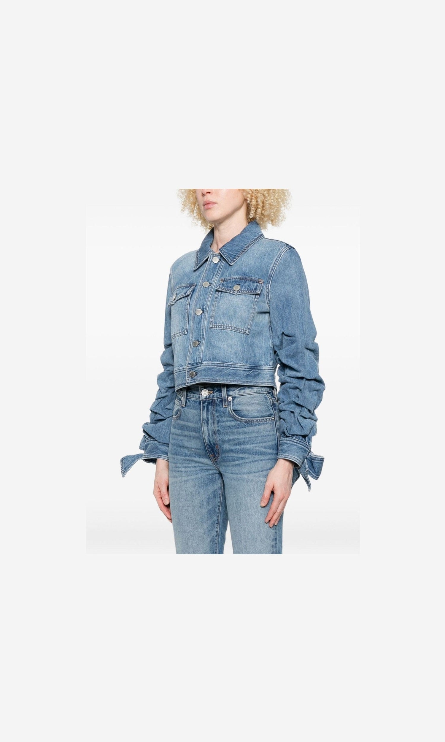Alice + Olivia Blue Coat Glam Steals