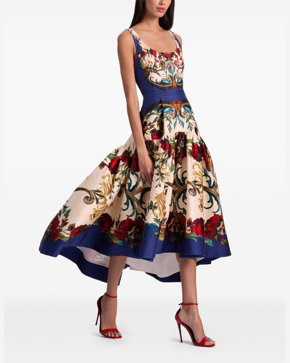 Alice + Olivia Blue Dress Glam Steals