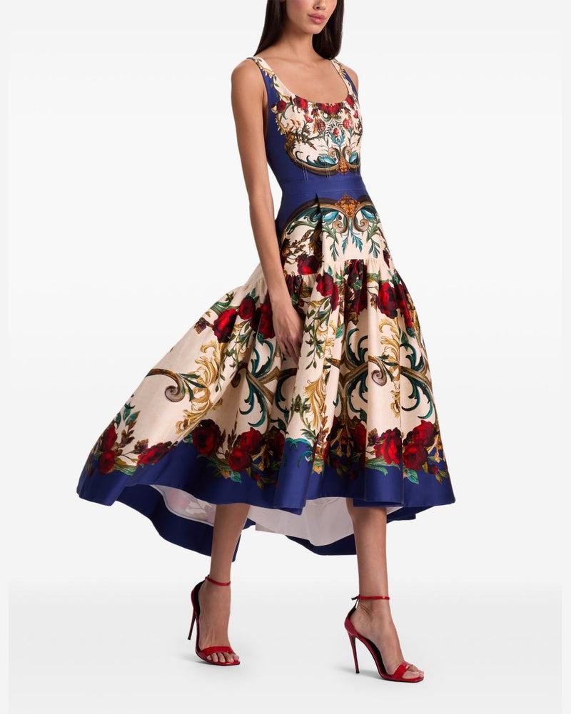 Alice + Olivia Blue Dress Glam Steals
