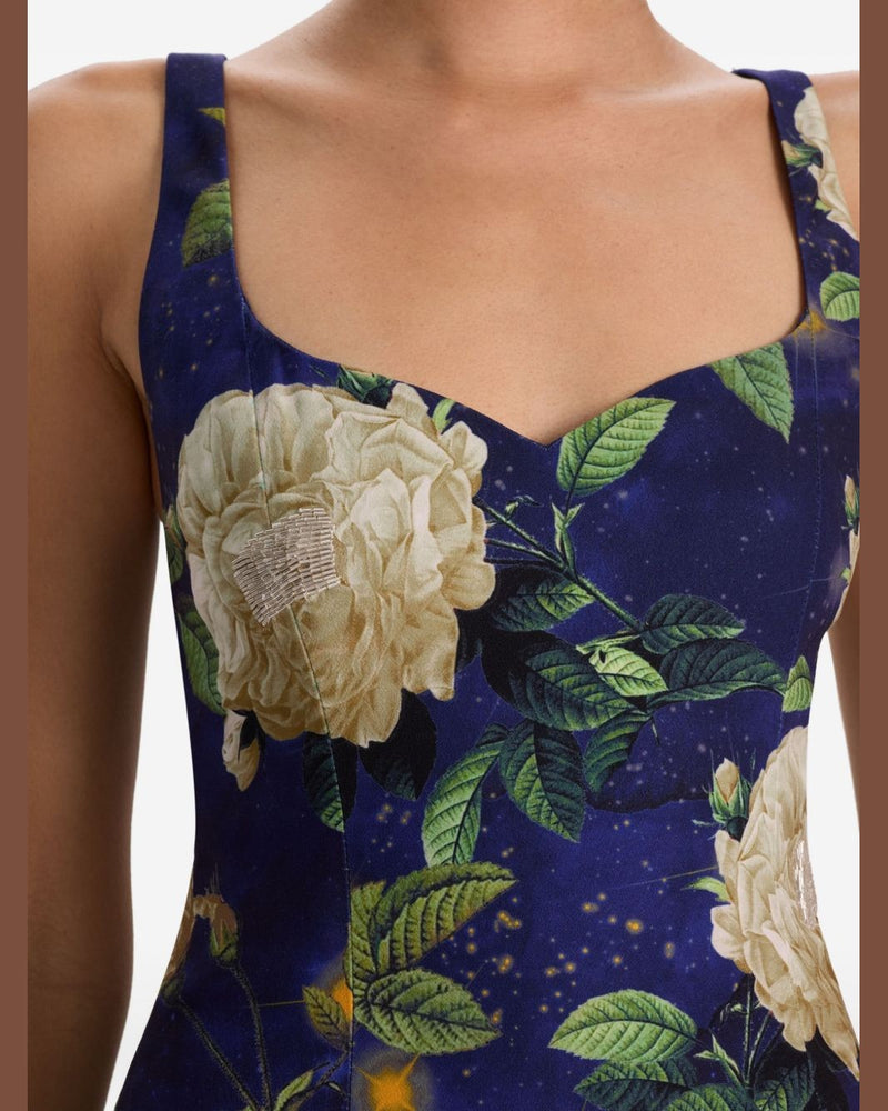 Alice + Olivia Blue Dress Glam Steals